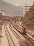 1984年的九广铁路旺角至沙田路段