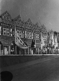 Ha Kwai Chung new village opening (23/4/1964).  Floral tributes, flags, and firecrackers. (Image)