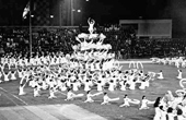 Schoolchildren performed an athletics display in the Festival of Hong Kong, 1969