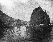 01-05-139|正在维多利亚港海傍附近晒帆的帆船,约摄於1885年。 (1885)