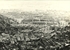 殘存的石硤尾谷寮屋區和石硤尾徙置屋邨的多層大廈，1958年。